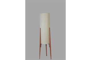Lampadaire Yildo - Noir et doré - 40-60 W