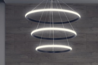 Suspension LED - Noir - 45 W