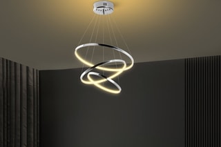 Suspension LED - Chrome - 28 W
