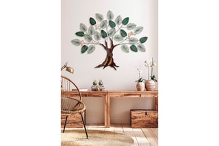 Décoration murale - 92 x 117 cm - Marron et vert