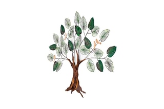 Décoration murale - 92 x 117 cm - Marron et vert