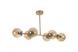 Suspension - Doré - 6 x 40 W