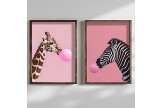 2 tableaux en MDF Monique - 70 x 50 cm 