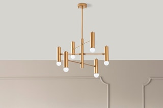 Suspension Gharib - Doré - 6 x 40 W
