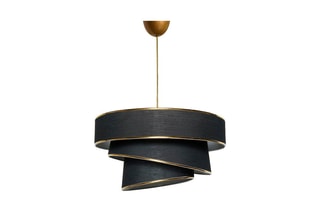 Suspension Couper - Noir et doré - 60 W