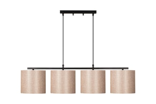 Suspension Valiz - Noir et crème - 4 x 100 W