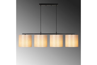 Suspension Valiz - Noir et crème - 4 x 100 W