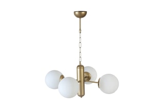 Suspension Bankok 4 - Doré - 4 x 60 W