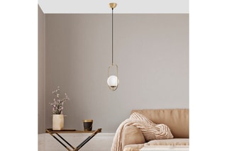 Suspension Skew - Doré - 40 W