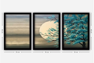 Triptyque -  35 x 45 cm
