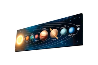 Tableau LED - 30 x 90 cm