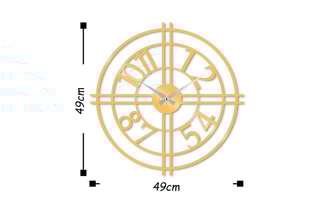 Horloge - 49 cm - Doré