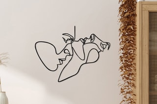 Décoration murale To Feel - 70 x 52 cm - Noir