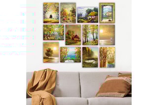 12 tableaux - 20 x 15 cm
