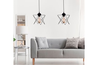 2 suspensions - Noir - 45 - 60 W