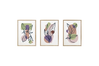 3 tableaux  - 33 x 48 cm