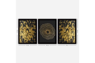 Triptyque - 35 x 45 cm