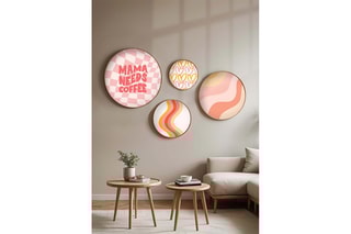 4 tableaux - 45 x 45 cm / 36 x 36 cm / 27 x 27 cm / 18 x 18 cm