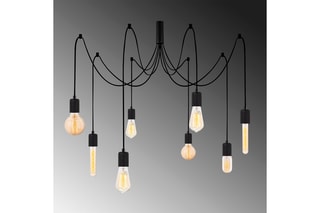Suspension Kabluni - Noir - 8 x 40 W