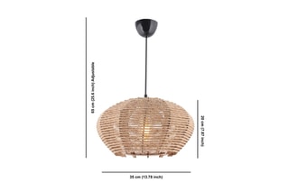 Suspension en bois - Naturel - 45 - 60 W