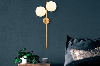 Applique murale Fazli - Doré et blanc - 40 W
