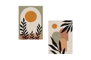 2 tableaux - 70 x 50 cm
