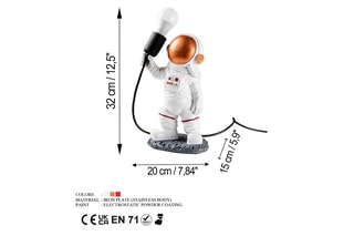 Lampe à poser - Blanc et cuivré - 7-9 W