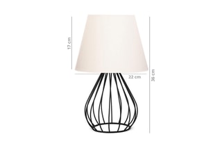 2 lampes à poser - Beige - 40 W