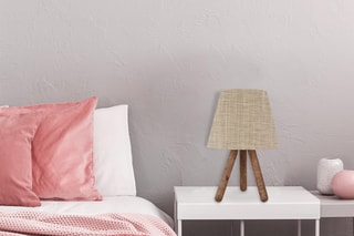 Lampe à poser - Beige et naturel - 40 W