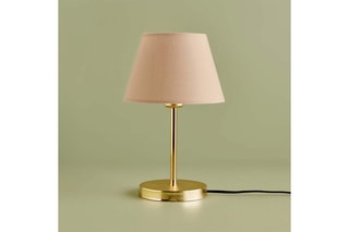 Lampe à poser - Beige et doré - 40 W