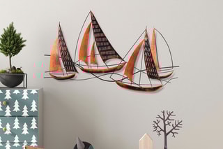 Décoration murale Barbaros 3 - Marron - 125 x 74 x 4 cm