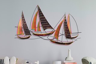 Décoration murale Barbaros 3 - Marron - 125 x 74 x 4 cm