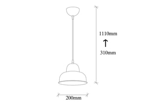 Suspension - Doré - 40 W