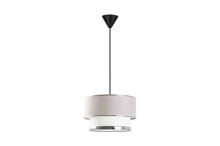 Suspension Cake - Beige et argenté - 60 W