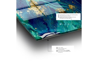 Tableau en verre trempé - 70 x 100 cm