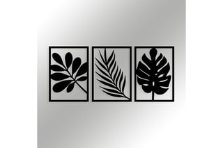 Décoration murale Cincuenta - Noir  - 104 x 46 cm
