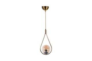 Suspension Damla Tekli - Doré - 60 W