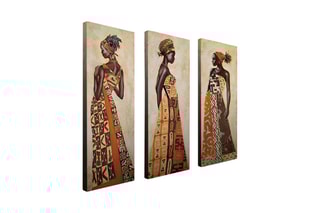 3 tableaux - 20 x 70 cm