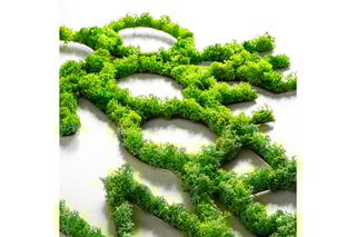 Décoration murale Do More Of What Makes You Happy - Vert - 41 x 70 x 0,6 cm