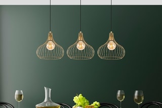 Suspension Teldamla - Doré brillant - 3 x 40 W