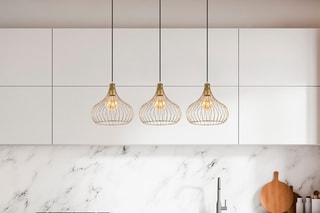 Suspension Teldamla - Doré brillant - 3 x 40 W
