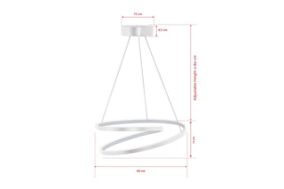 Suspension LED Whirpool -  Blanc - 24-36 W