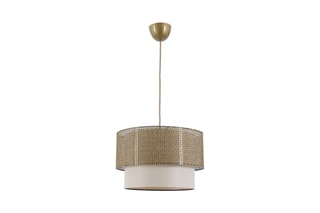 Suspension Coral - Beige et blanc - 45-60 W