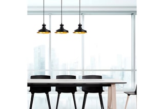 Suspension Berceste - Noir - 3 x 100 W