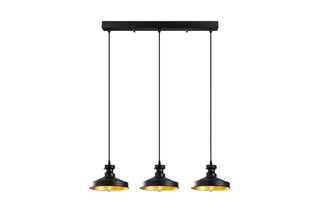 Suspension Berceste - Noir - 3 x 100 W