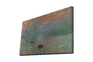 Tableau “Impression, soleil levant”- Claude Monet - Nubuck -70 x 100 cm - Reproduction