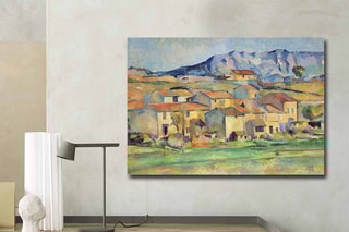 Tableau "Hameau à Payennet près de Gardanne" - Paul Cézanne - 70 x 100 cm - Reproduction
