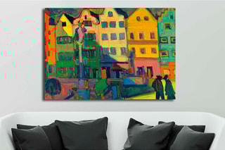 Tableau - Vassili Kandinsky - 100 x 70 cm