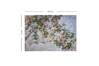 Tableau "La plus belle rose du monde"-  Claude Monet - 70 x 100 cm - Reproduction