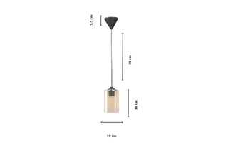 Suspension - Noir et jaune - 40 W